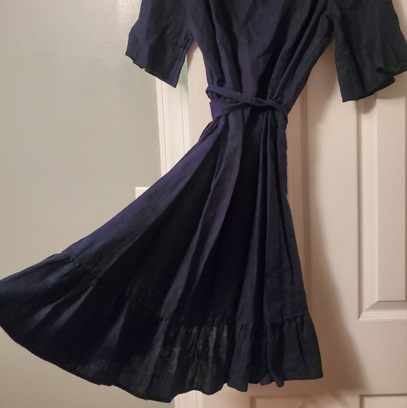 Full wrap linen dress - Picture 8 of 9